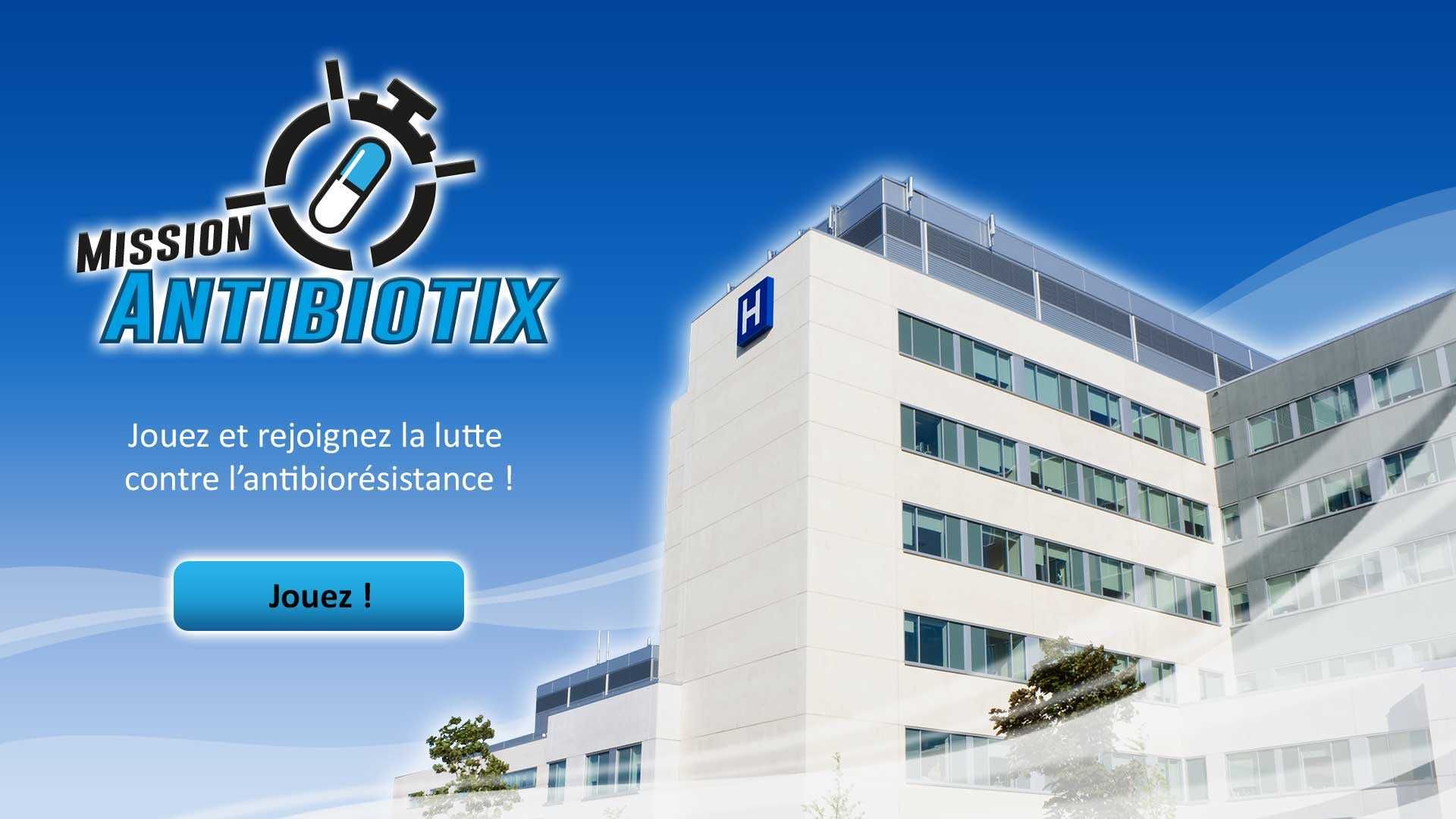 Jeu pédagogique Mission Antibiotix