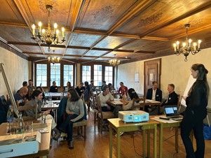 I partecipanti al primo incontro del progetto ASAP, 18 aprile 2024, Friburgo.